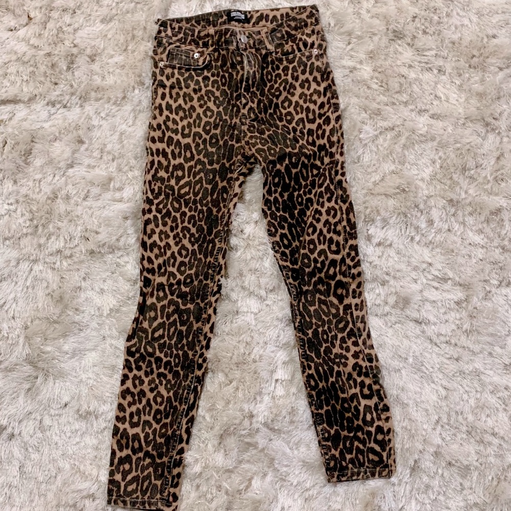 Zara Cheetah Jeans